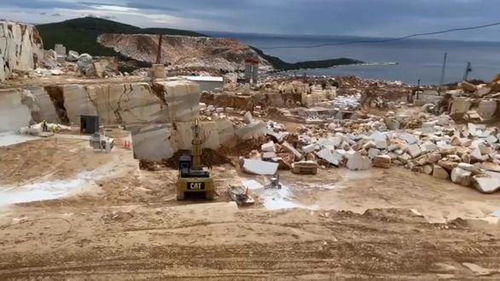 大理石開采 工程機械 挖機 工地 挖機之家